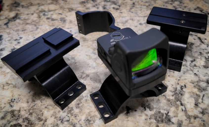 Piggyback MRD mount for 1-8X Trijicon VCOG