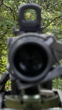 Piggyback MRD mount for 1-8X Trijicon VCOG